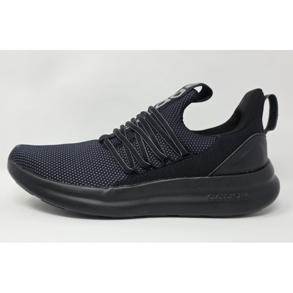 adidas Lite Racer Adapt 7.0 Size Men's 9 Wide Black Grey--NWB - Picture 6 of 9